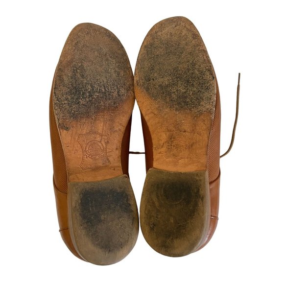 Christian Gallery Dress Shoes Mens Brown Genuine Leather US 10.5 - Picture 7 of 8